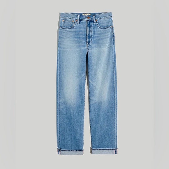MADEWELL The Perfect Vintage Straight Jean: BCRF Selvedge Edition Mandell NG453 - Picture 6 of 8